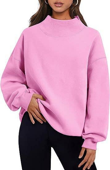 ATHLESURE PRACTICE MOCK NECK SWEATSHIRT