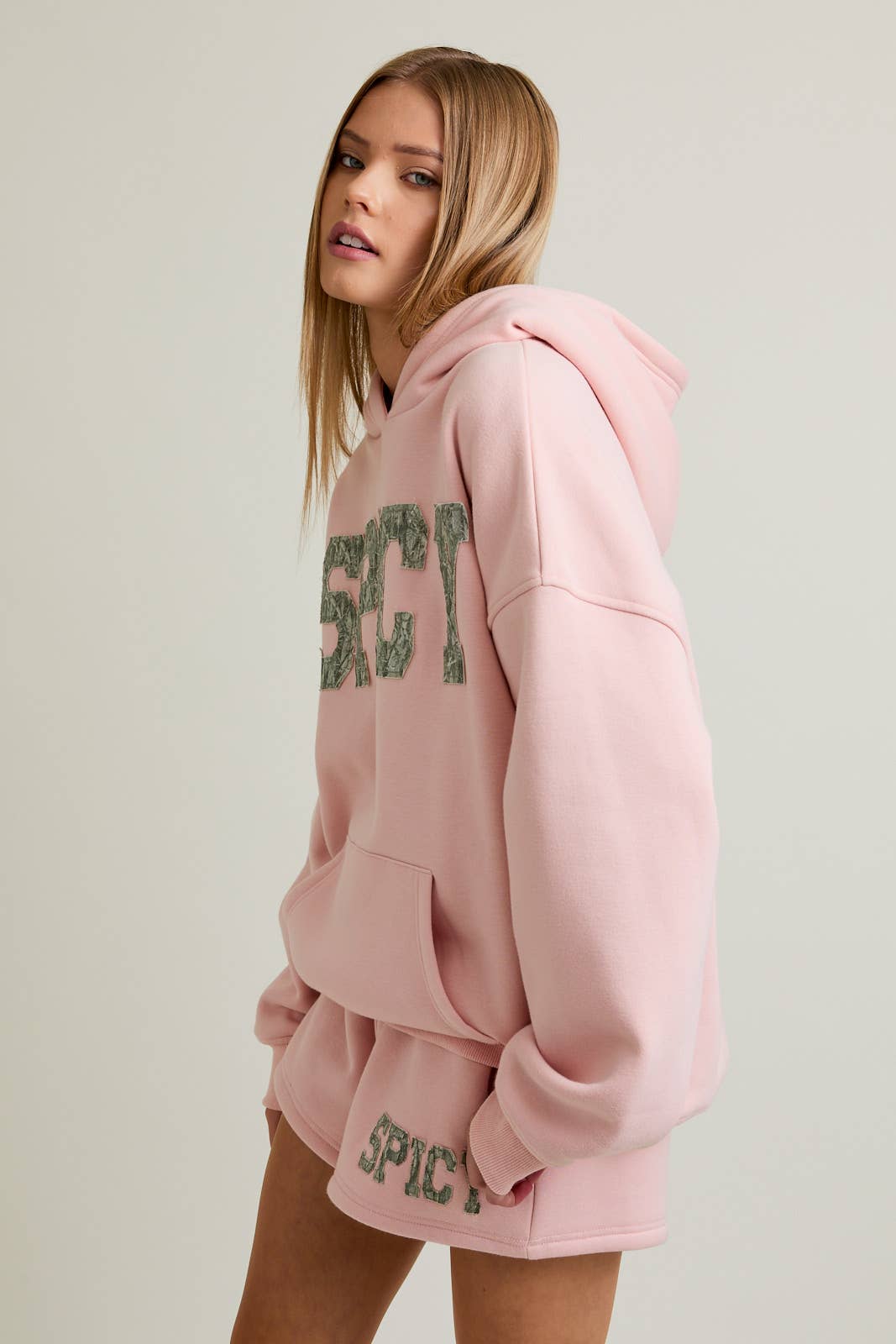Spicy Oversized Camo Lounge Set