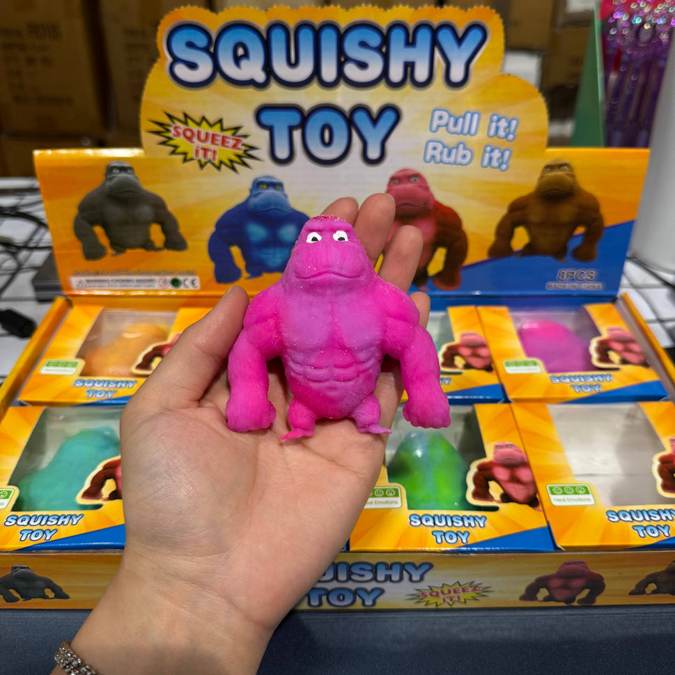 Sand Stretchy Gorilla Toy 8pc | A162