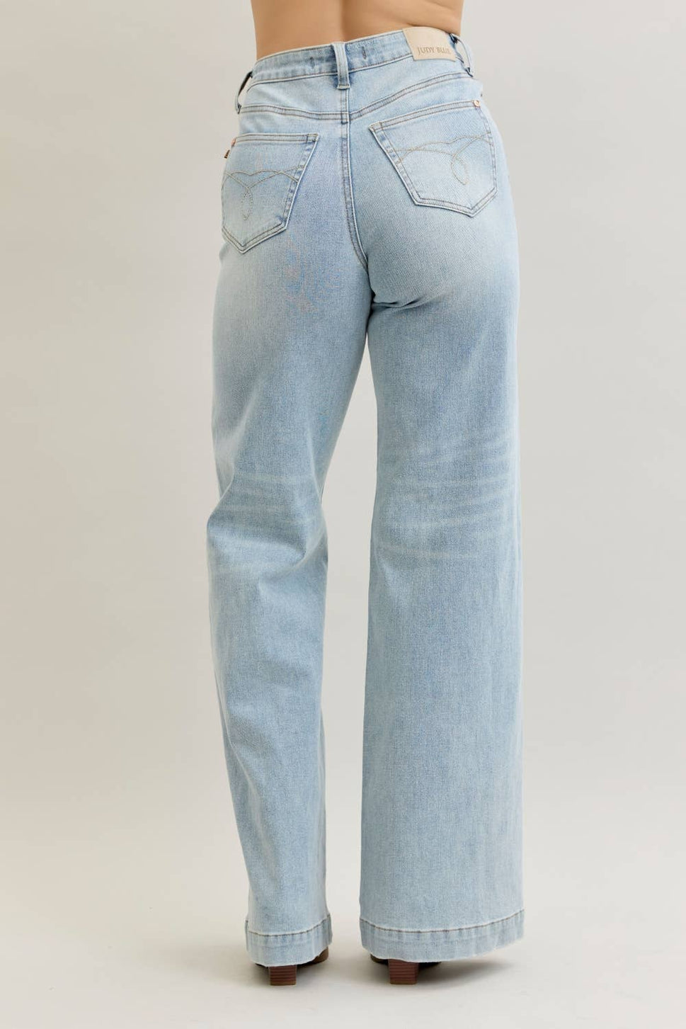 Wide Criss Cross Denim
