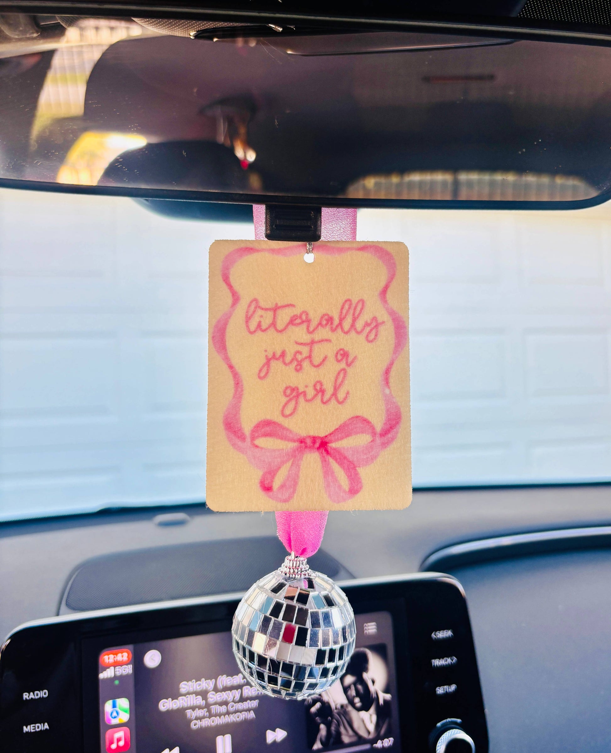 Coquette Felt Freshie Boutique Car Air Freshener