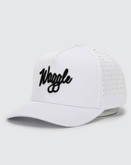 Waggle Brand Hat - White: White