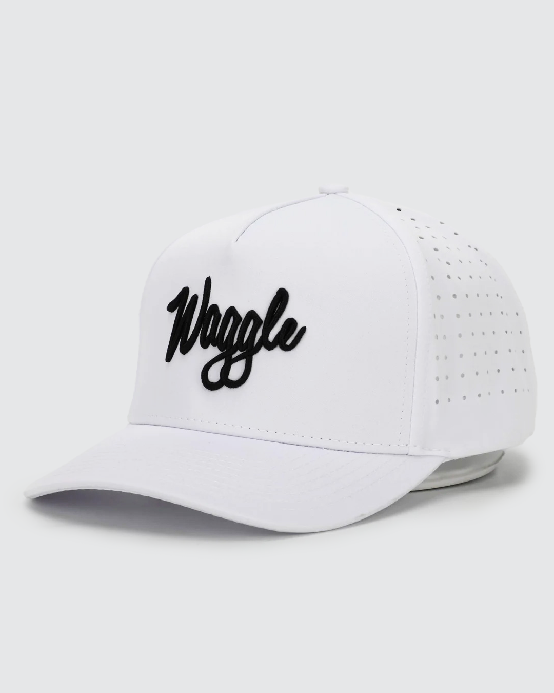 Waggle Brand Hat - White: White