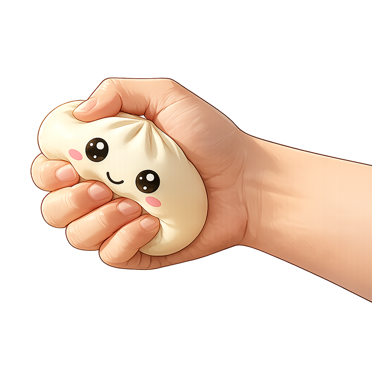 Fun Doh Mystery Slow Rise Dumpling Squishy Toy – Mystery Steamer Bun Collectibles VIRAL