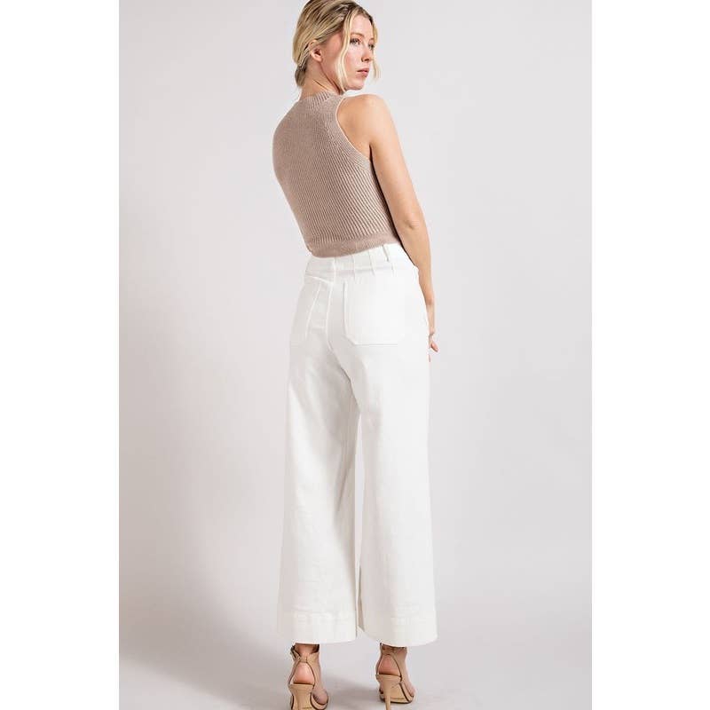 SOFT WASHED WIDE LEG PANTS