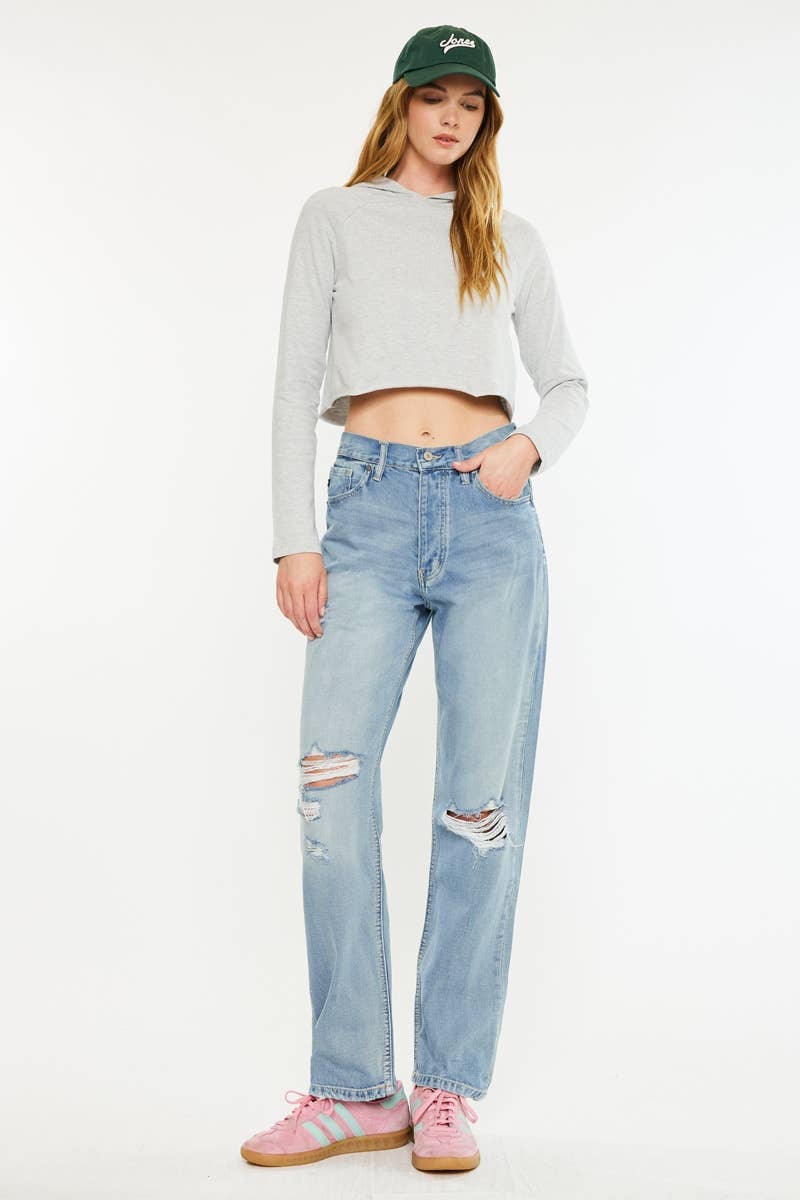 * Ultra High Rise 90's Boyfriend Fit Jeans