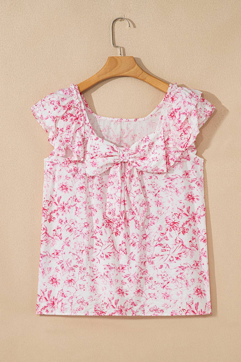 Ruffled Sleeve Blouse