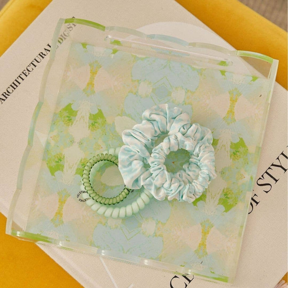 Laura Park Elephant Falls Scalloped Tray Small