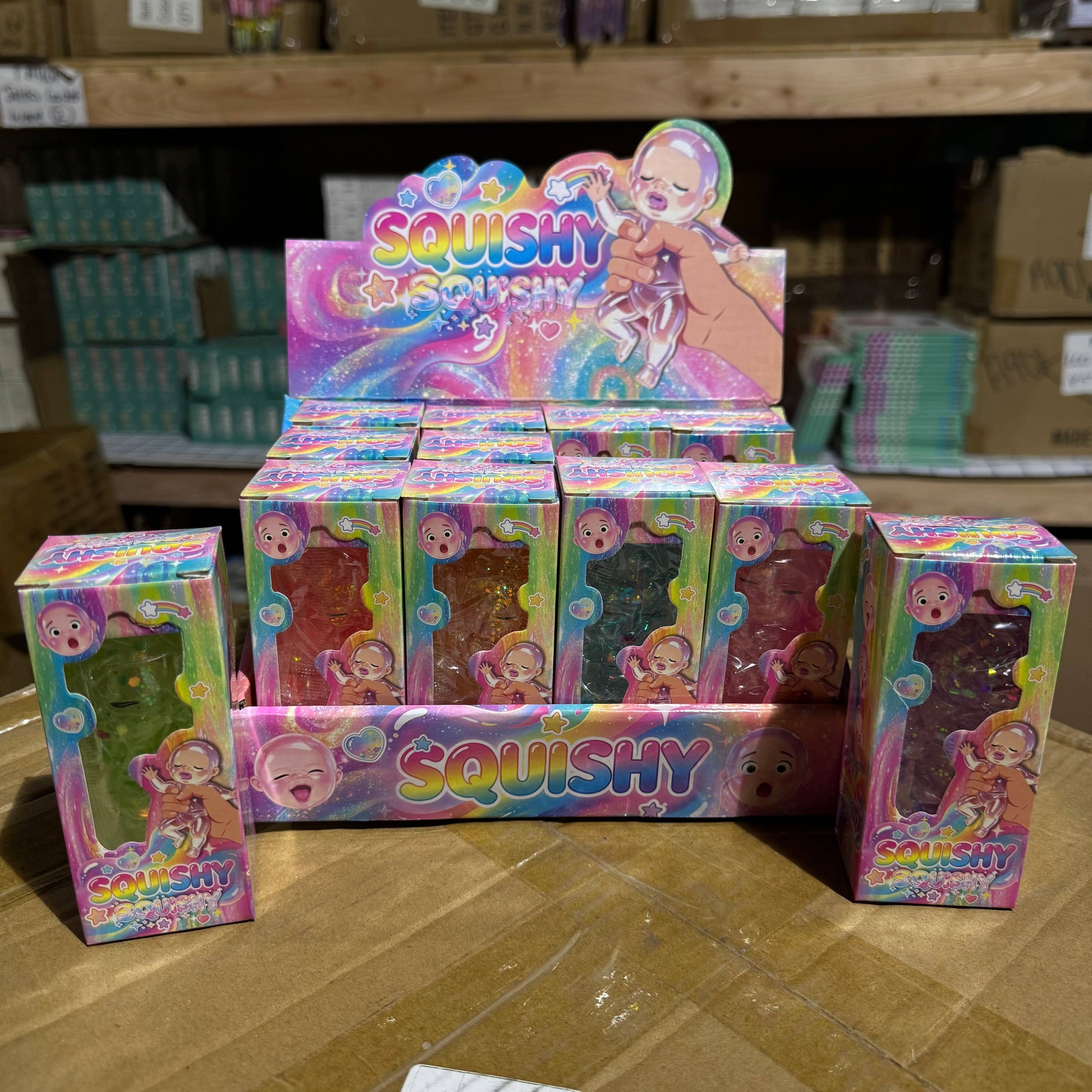 Sugar Squeeze Glitter Baby Toy | A145