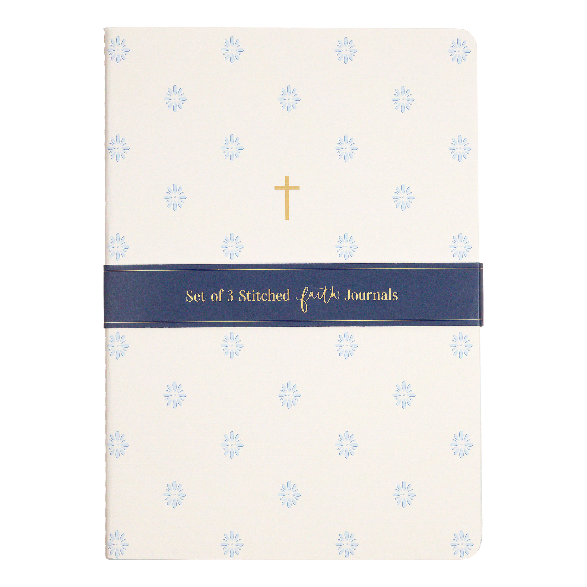 Faith Collection Journal Set/3 Light Blue Asst 6x8.5