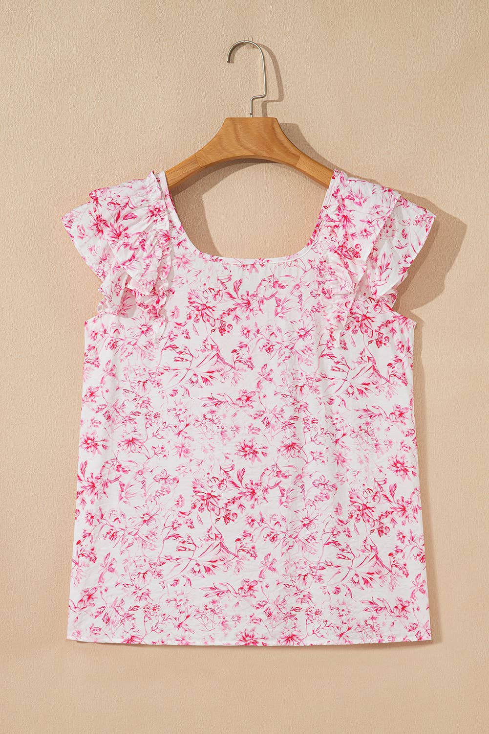 Ruffled Sleeve Blouse