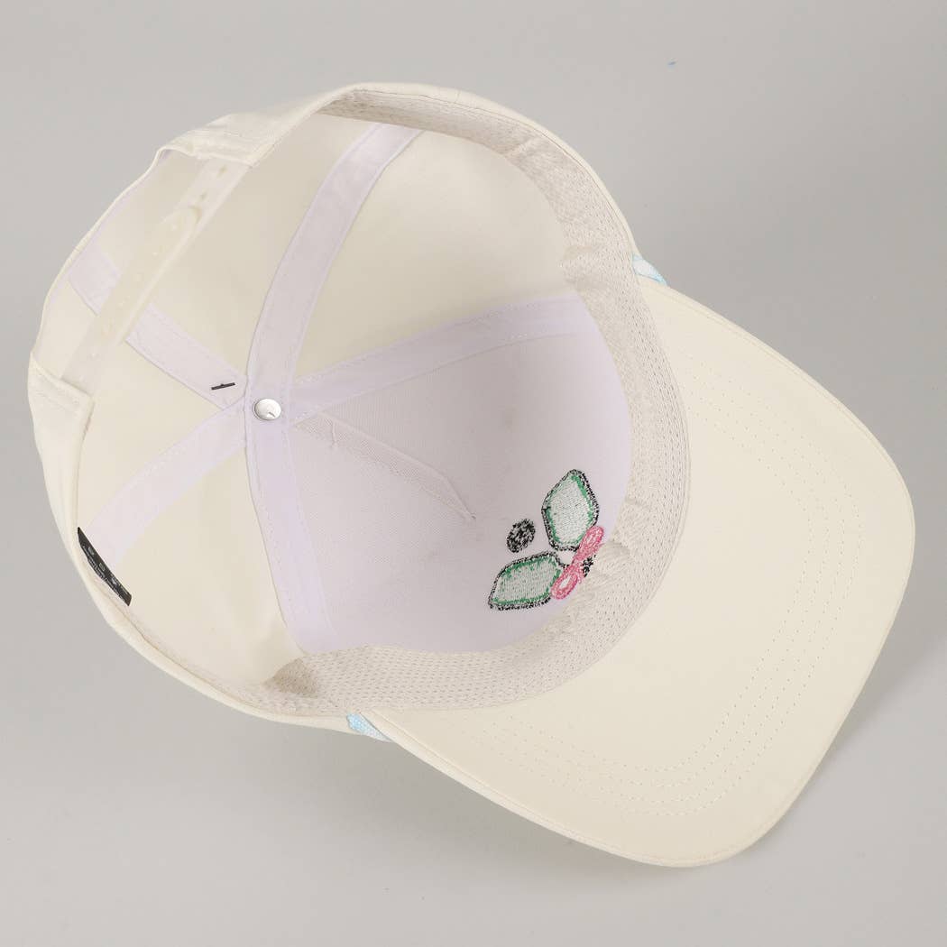 PICKLEBALL ROBBON EMBROIDERY TRUCKER HAT