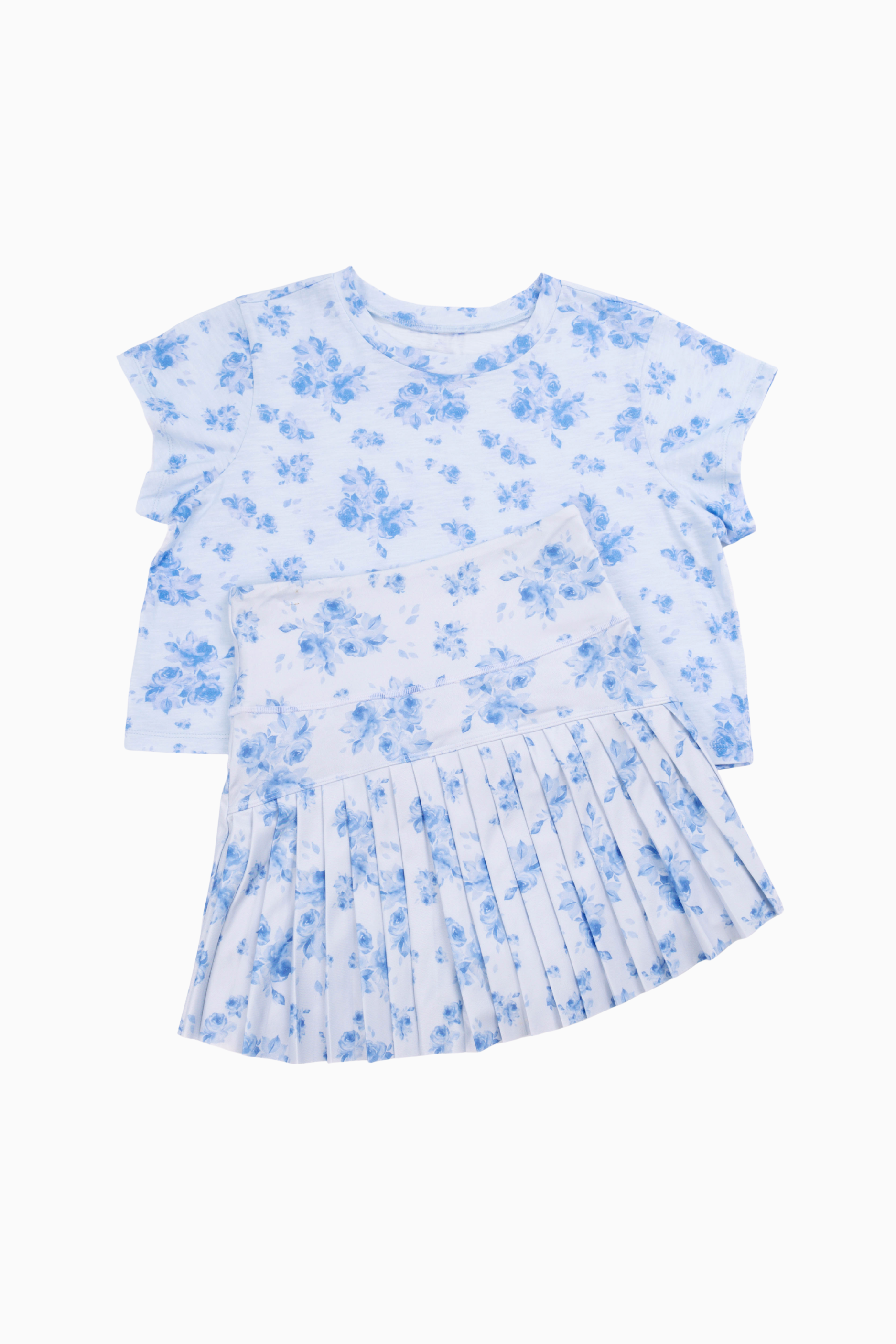 The Nicole Tween Athletic Skort and Slouch Tee Set
