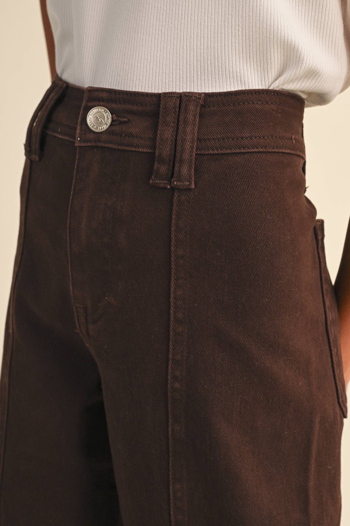 Tween Girls Wide Leg Denim Pants