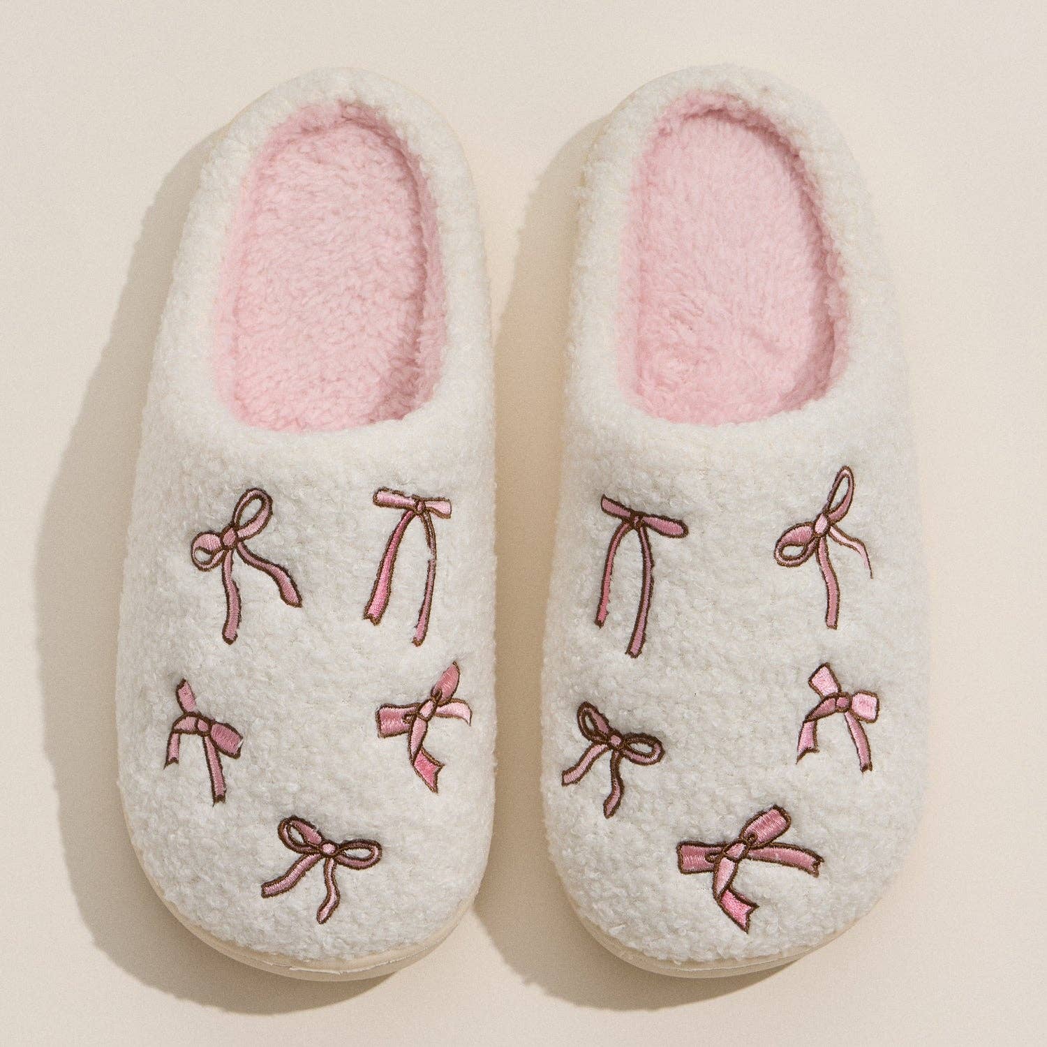 Cozy Bow Slippers