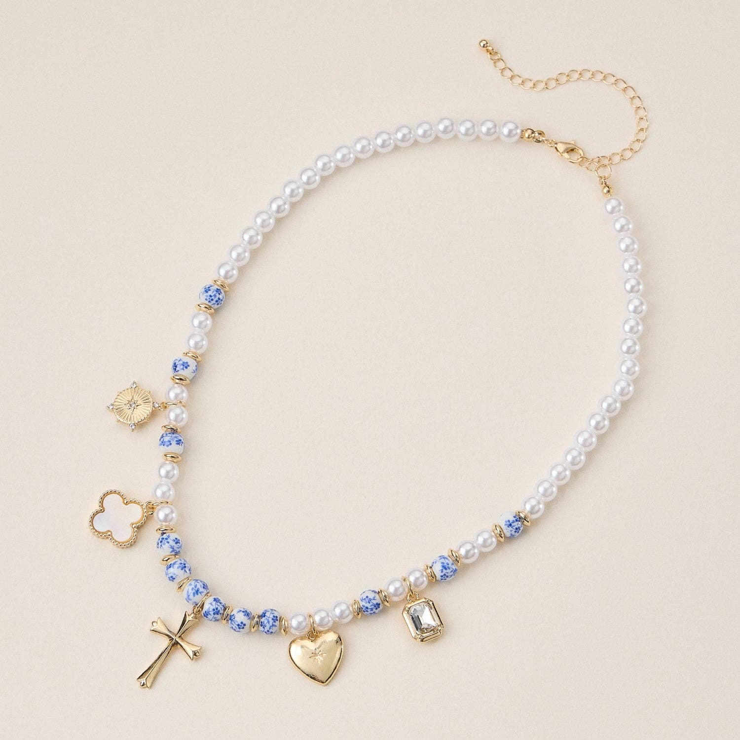 Faith & Love Necklace: Pink