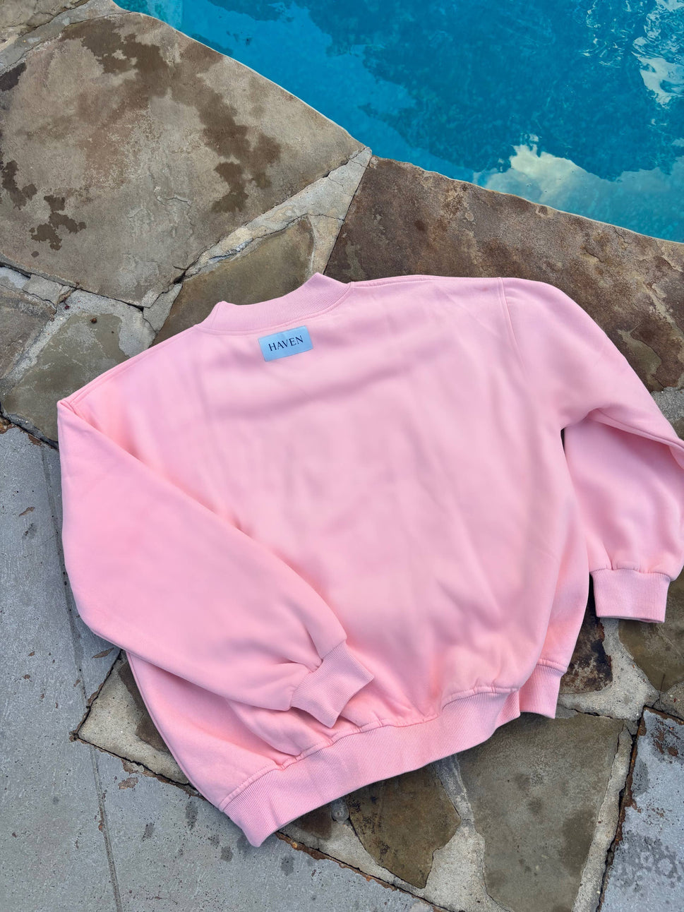 HAVEN Mockneck Pink: M