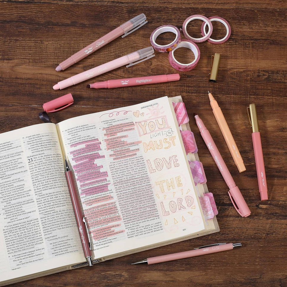 Pink Bible Journaling Kit
