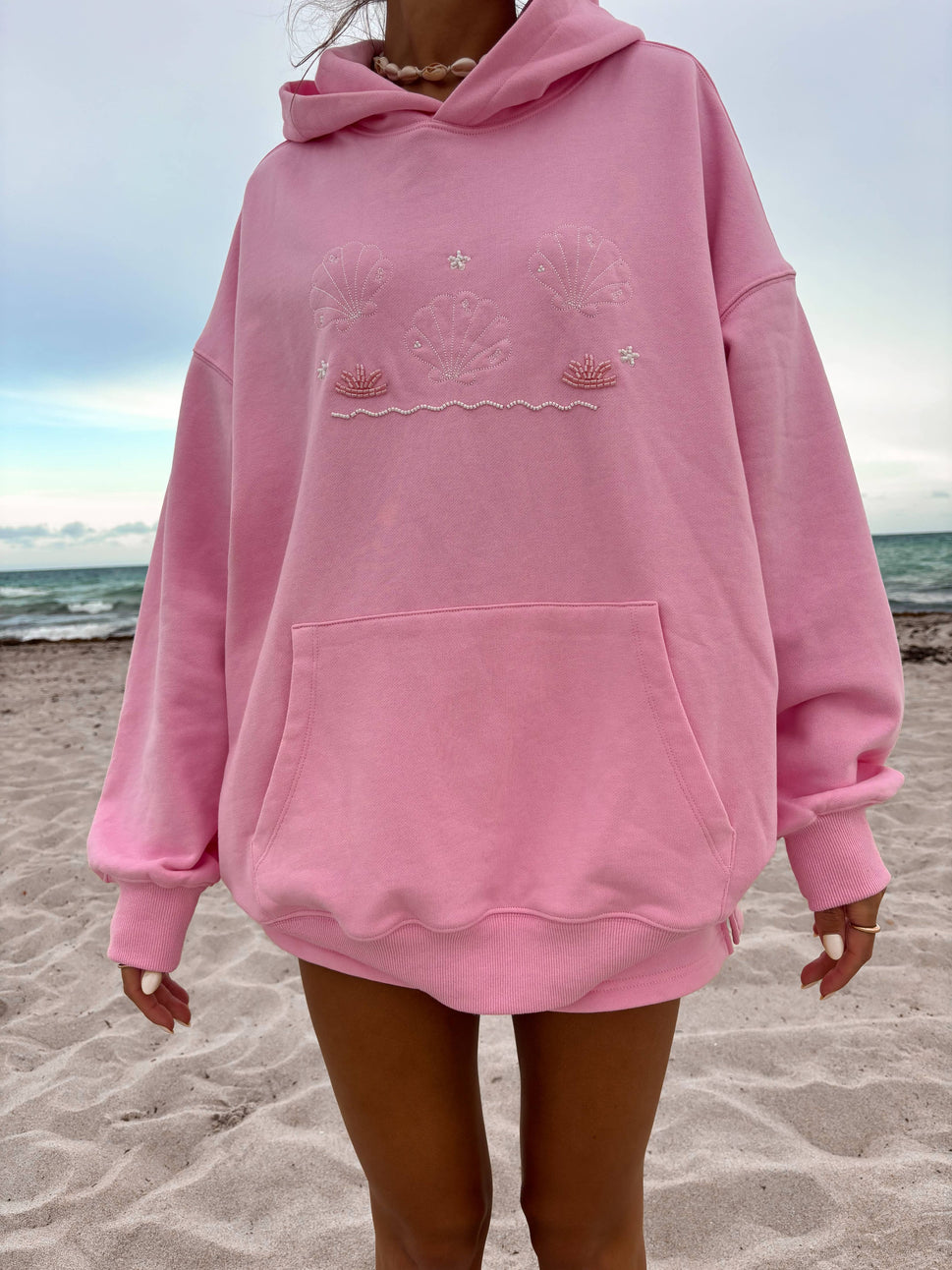 Lottie Bikini Beaded Ocean Hoodie