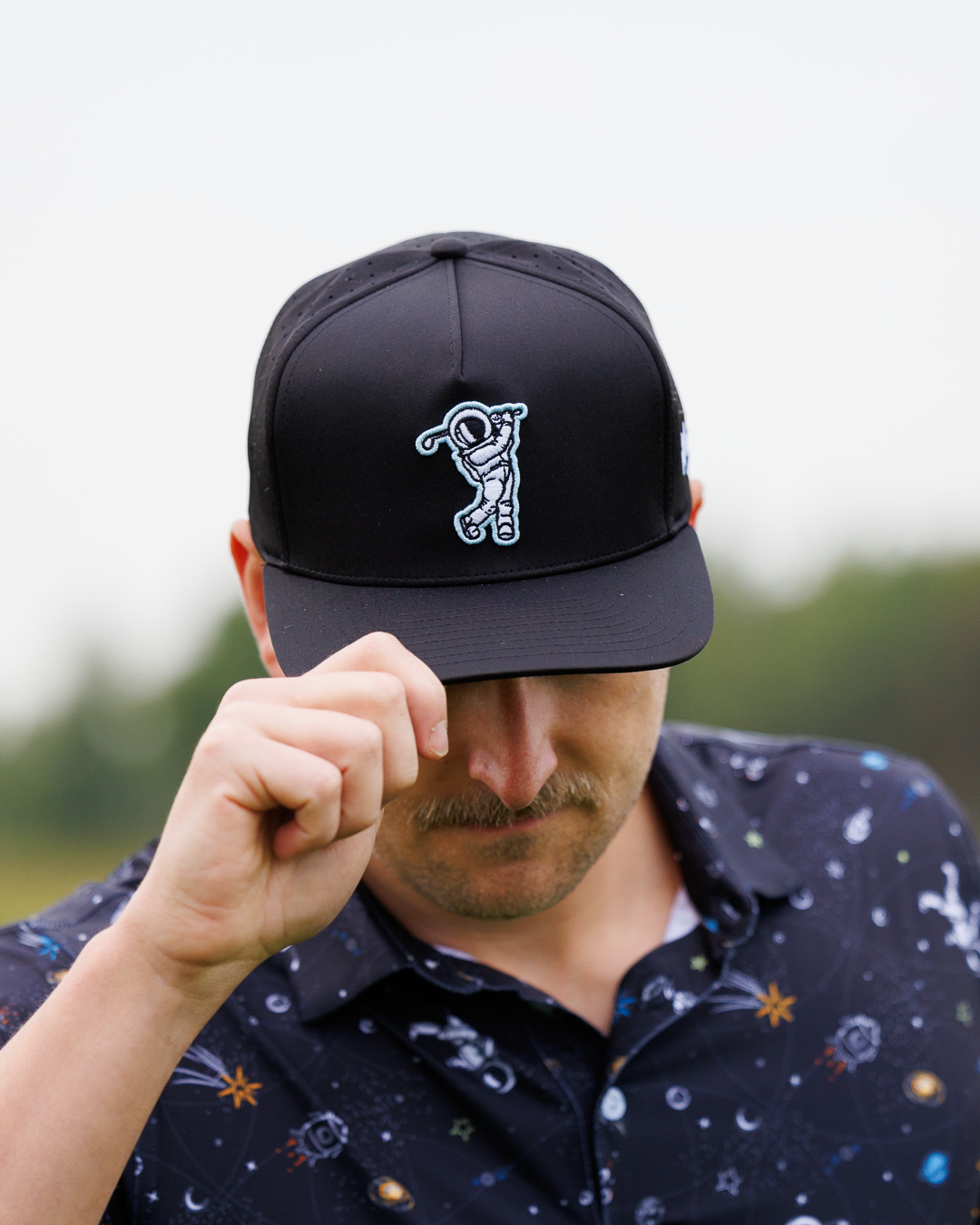Moon Shot Hat: Black