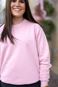 No Greater Love Unisex Crewneck: XL