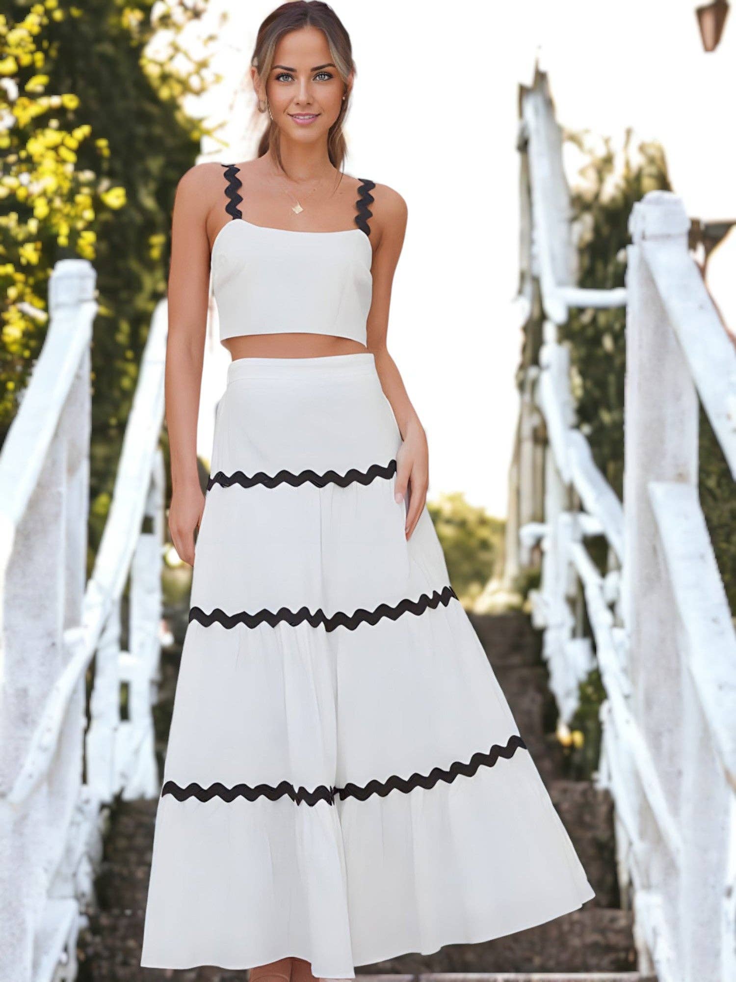 Croptop & Skirt Set