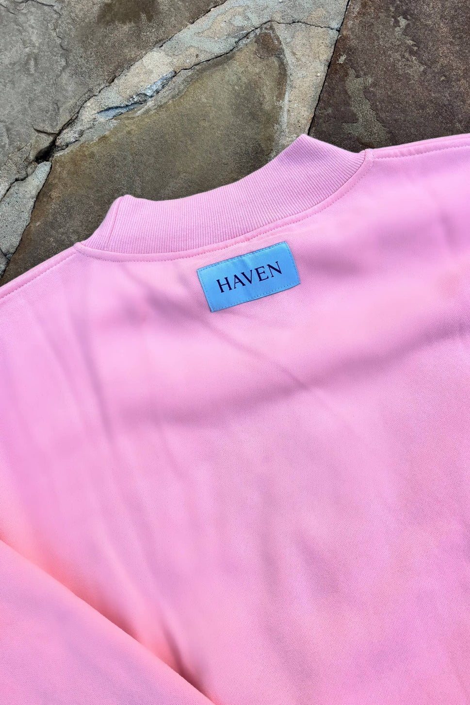 HAVEN Mockneck Pink: M