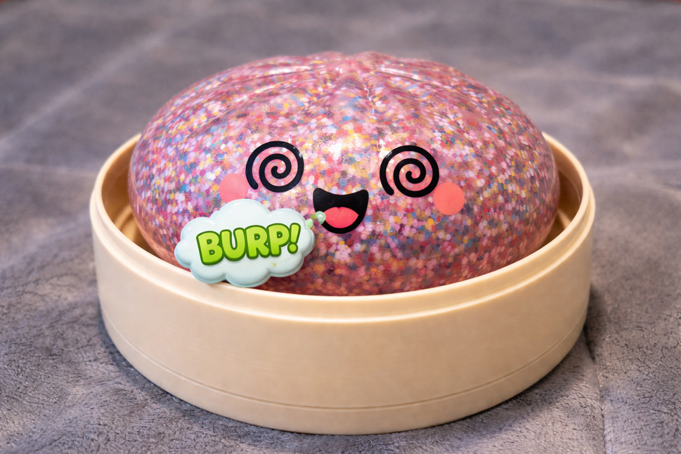 Fun Doh Mystery Slow Rise Dumpling Squishy Toy – Mystery Steamer Bun Collectibles VIRAL