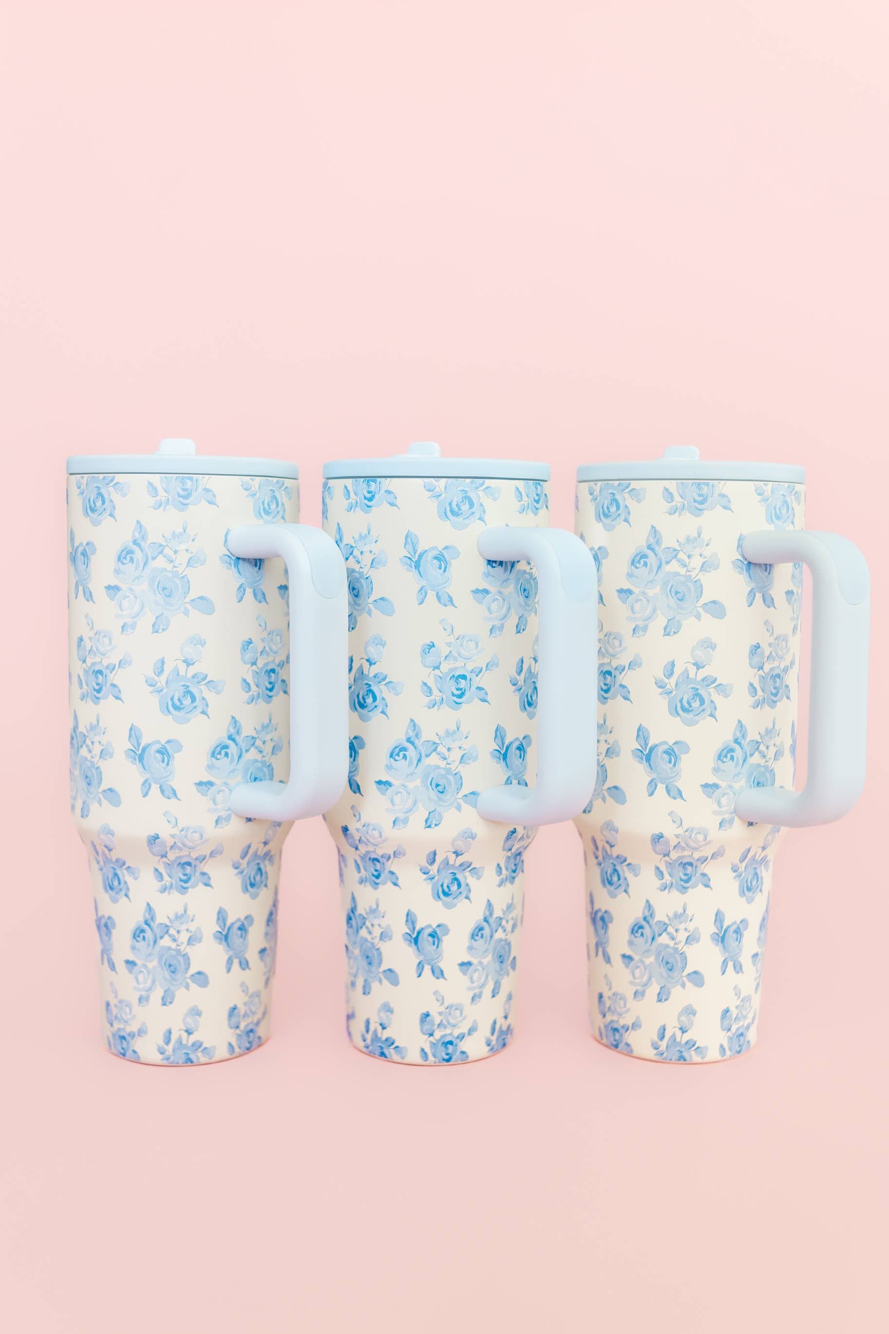 Blue Floral 40oz