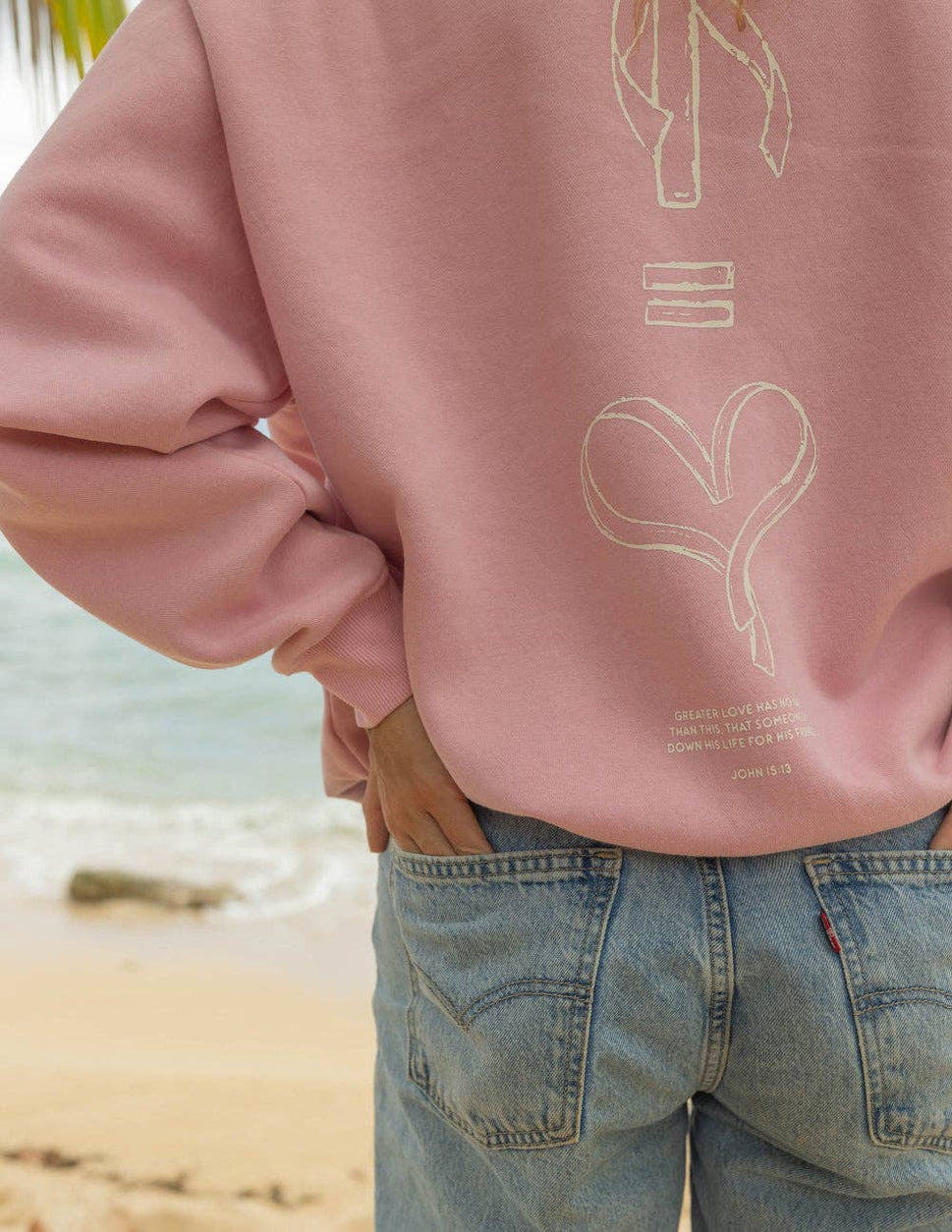 No Greater Love Unisex Crewneck: XL