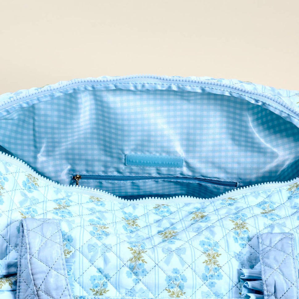 On-the-Go Quilted Weekender BagโOh So Fancy Blue