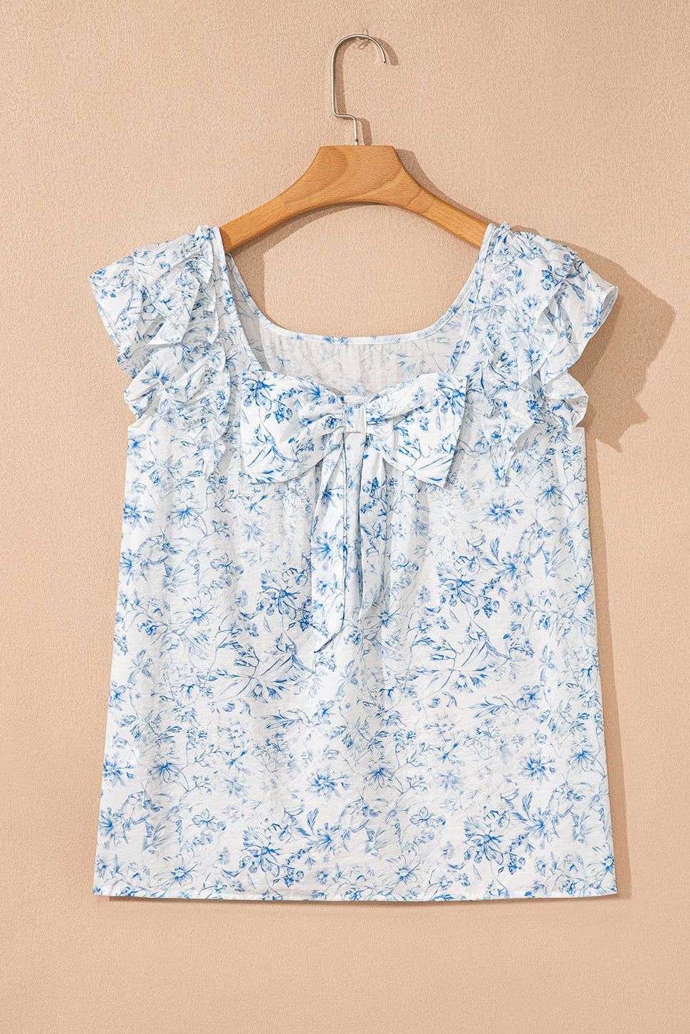 Ruffled Sleeve Blouse