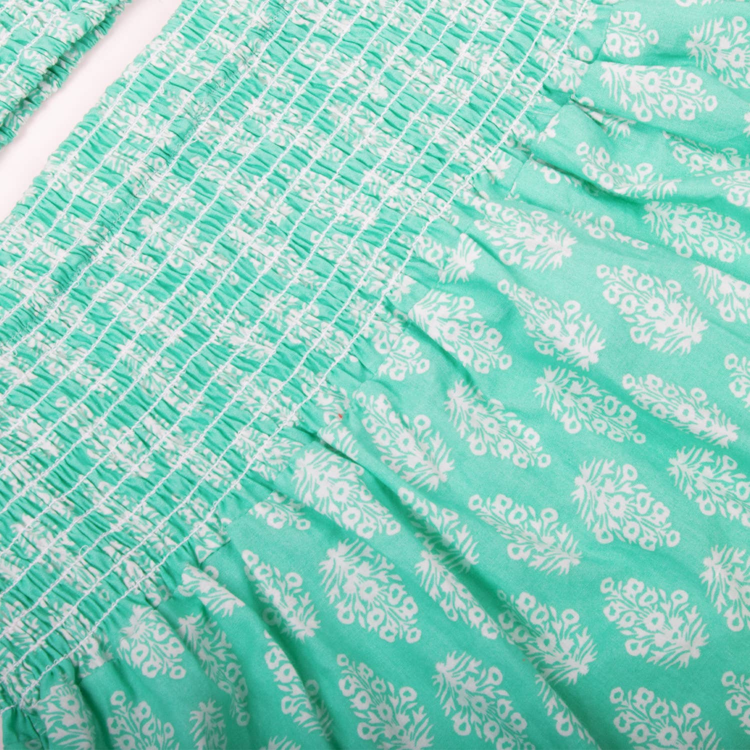 Smocked Tie Top & Skirt Set