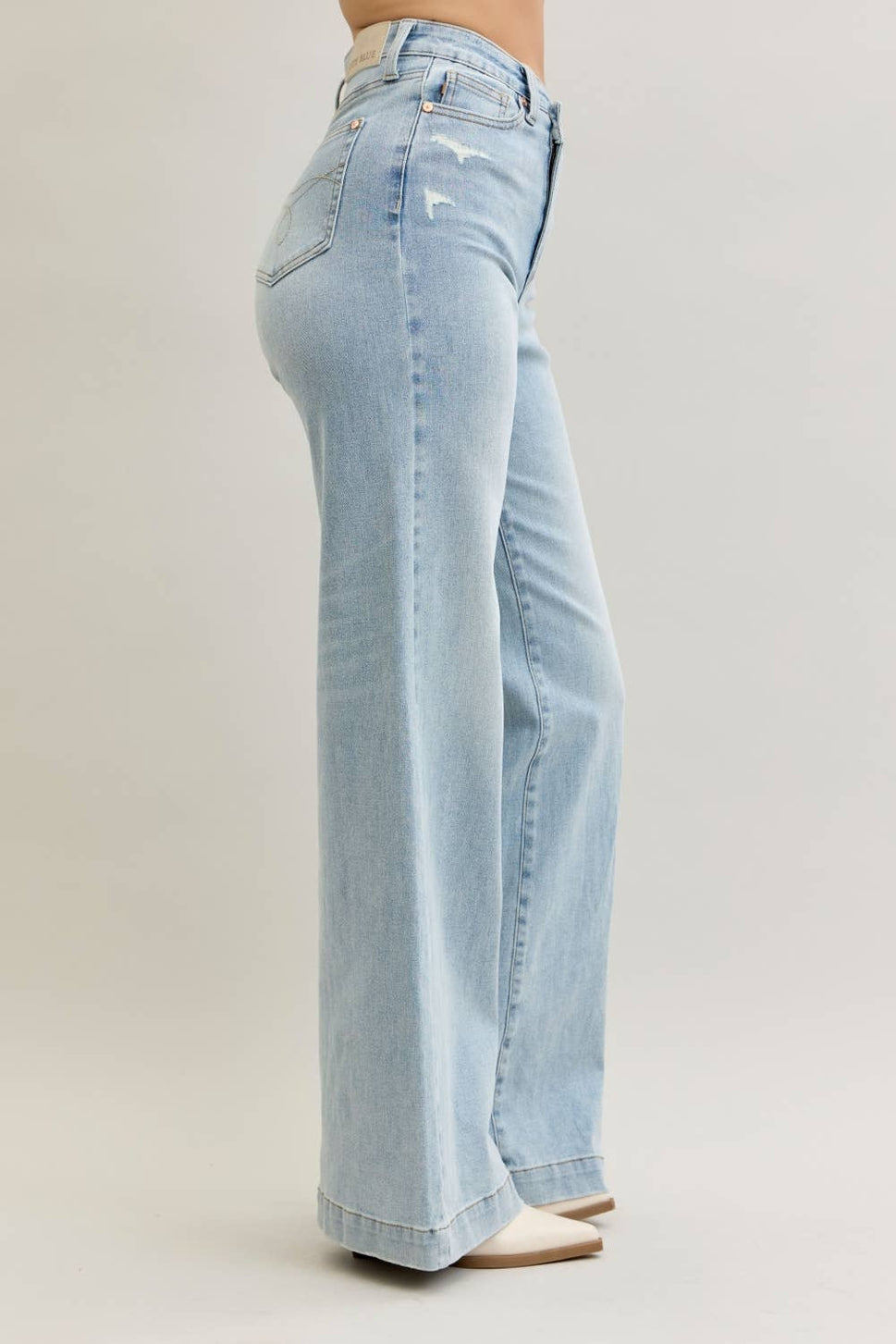 Wide Criss Cross Denim