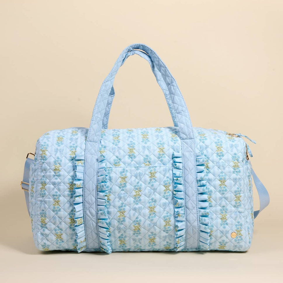 On-the-Go Quilted Weekender BagโOh So Fancy Blue