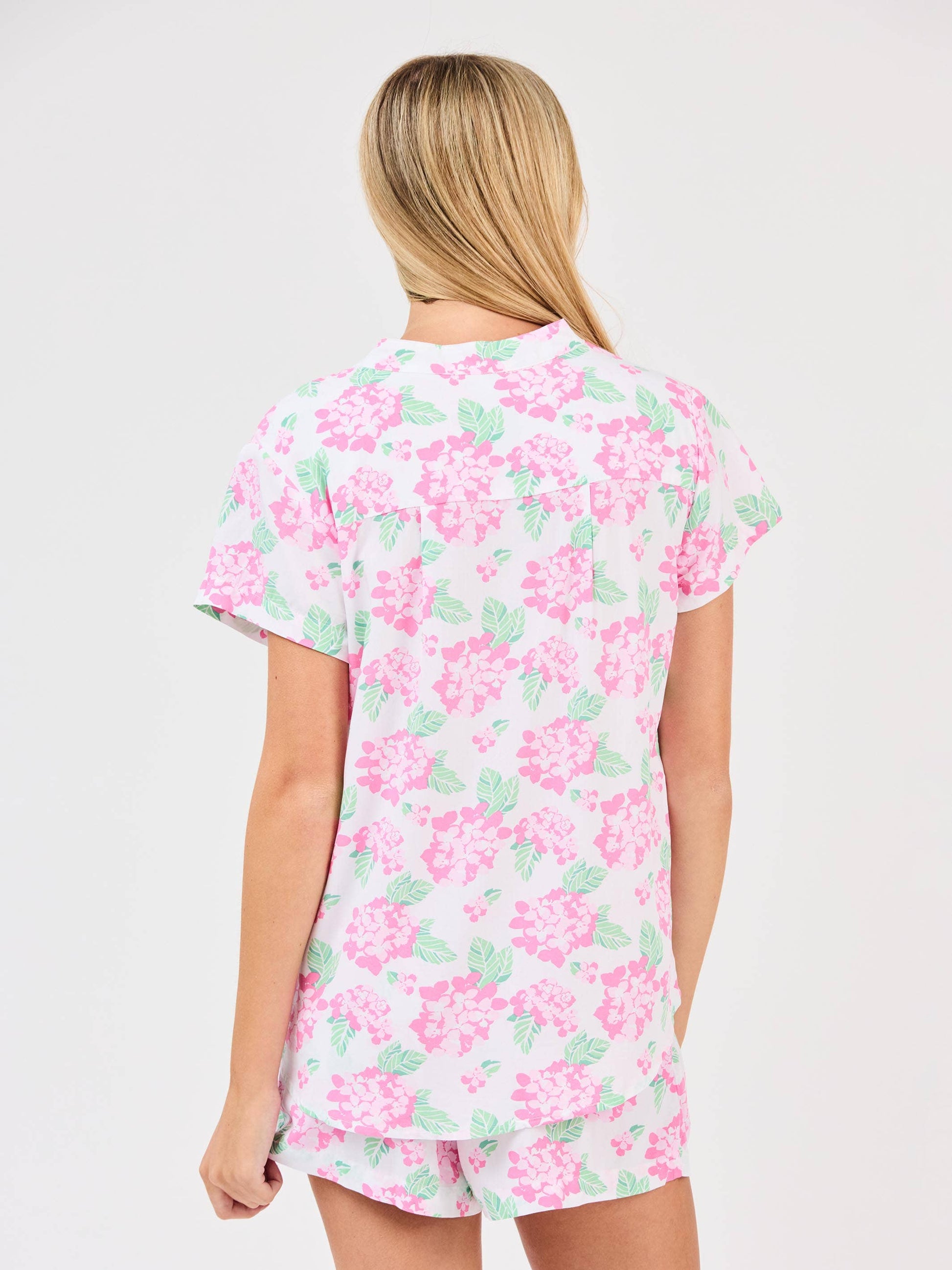 WOMENS SERENA SHORTS PAJAMA SET| LOVELY DAY PINK