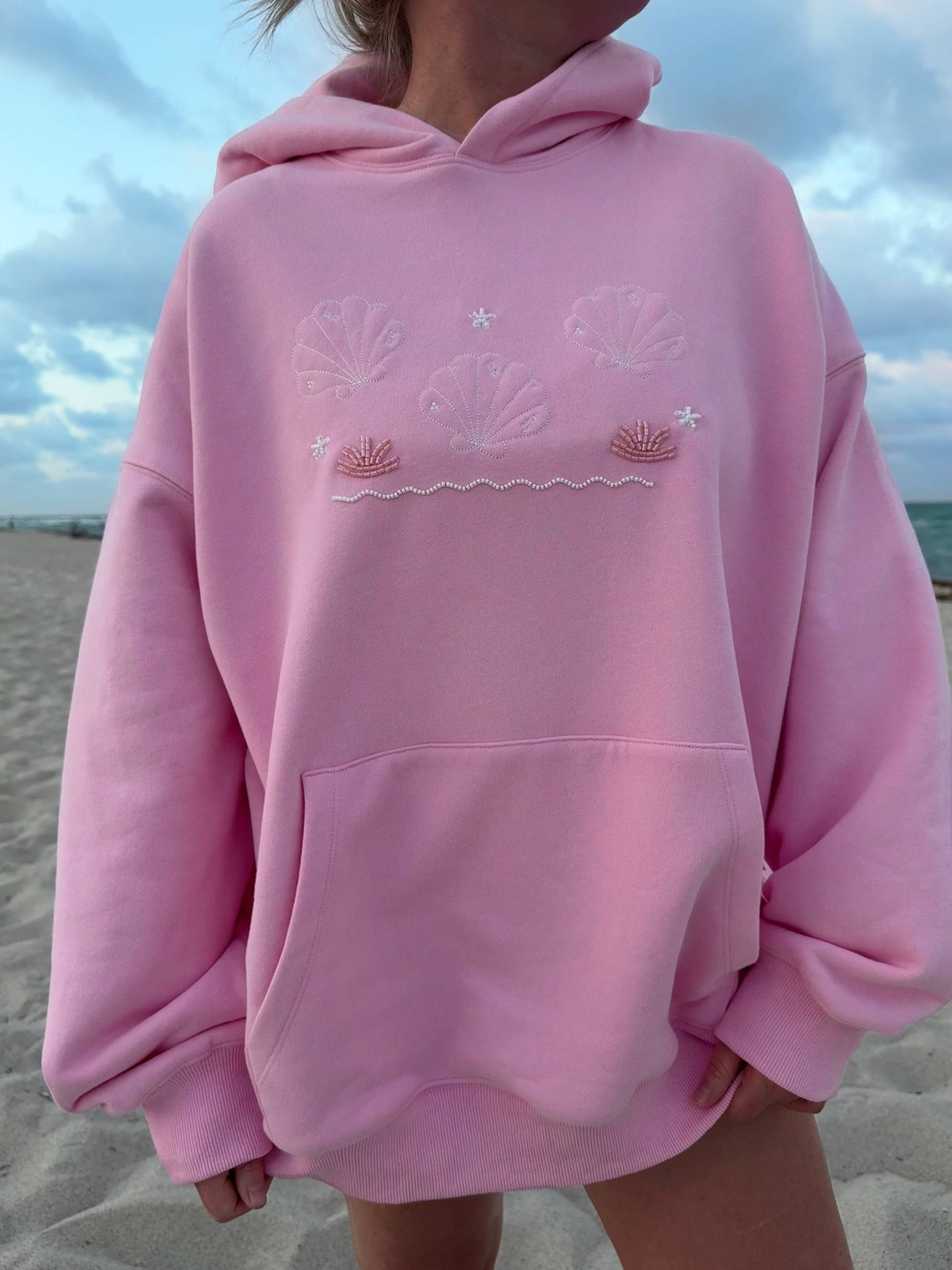 Lottie Bikini Beaded Ocean Hoodie