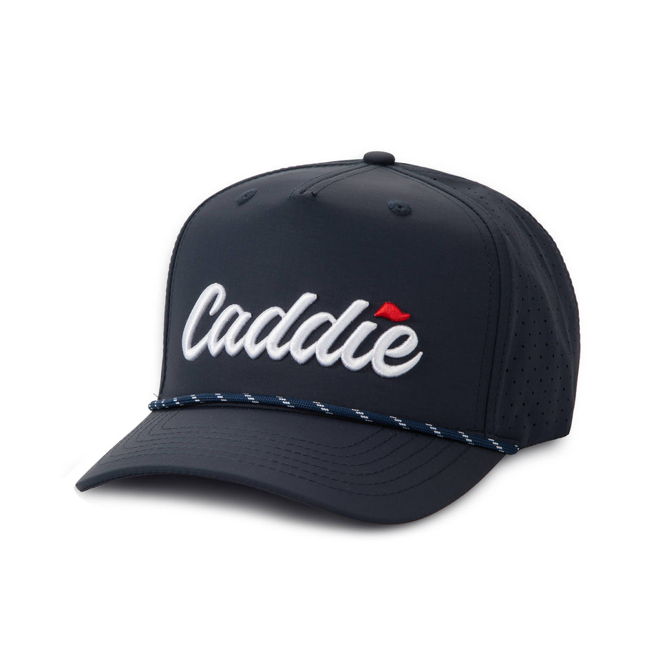 Caddie Rope Hat (HC-1): White/Dark Green