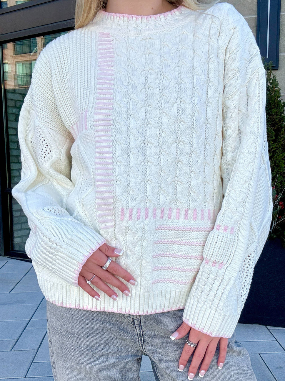 SIMPLE GIRLY SWEATER