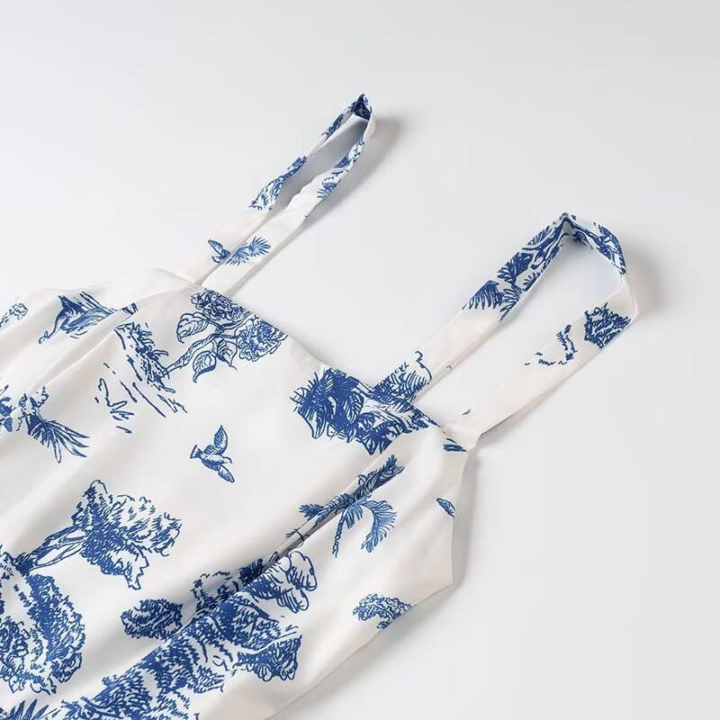 Floral Toile Bow Dress