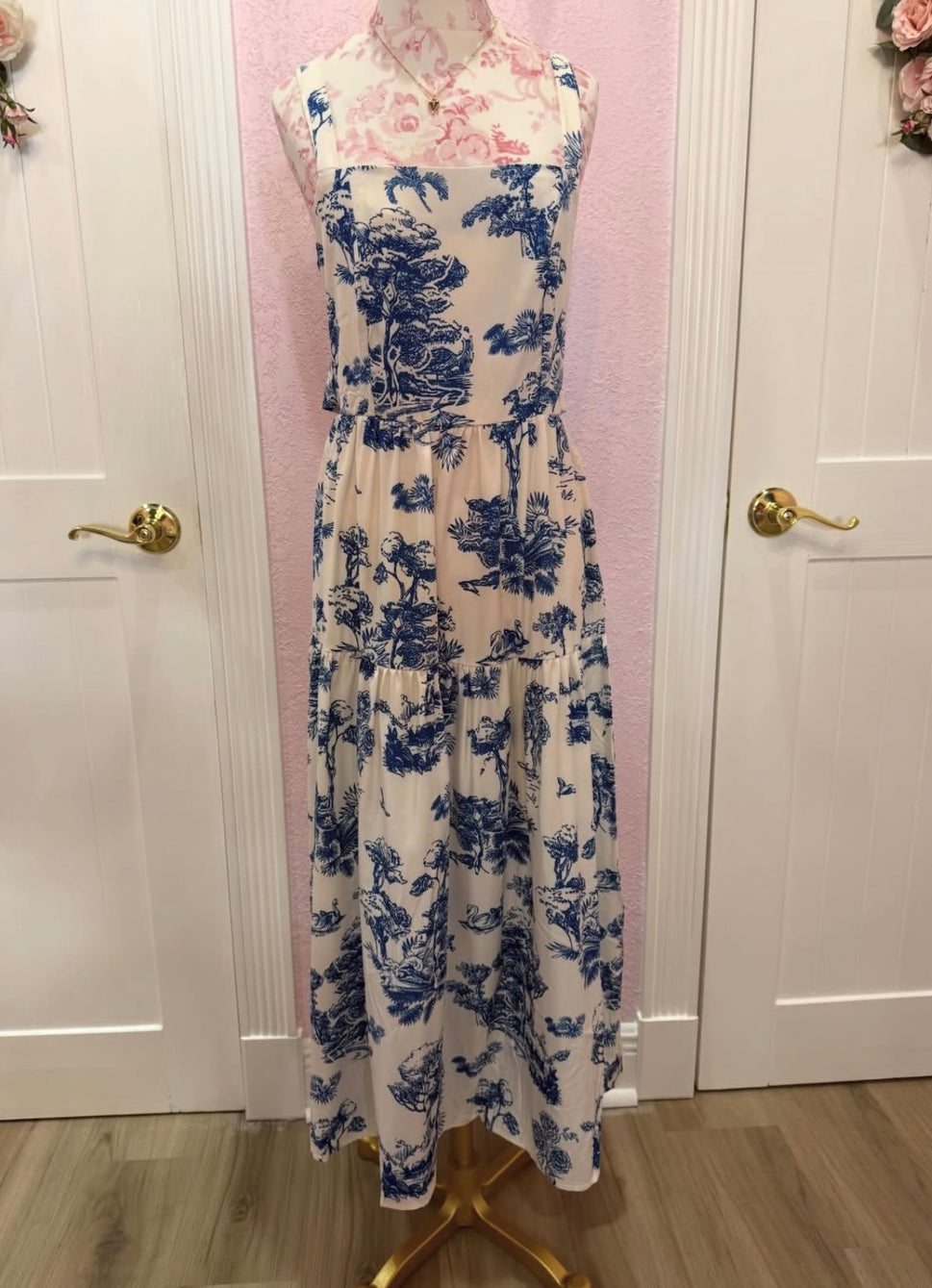 Floral Tolie Bow Dress