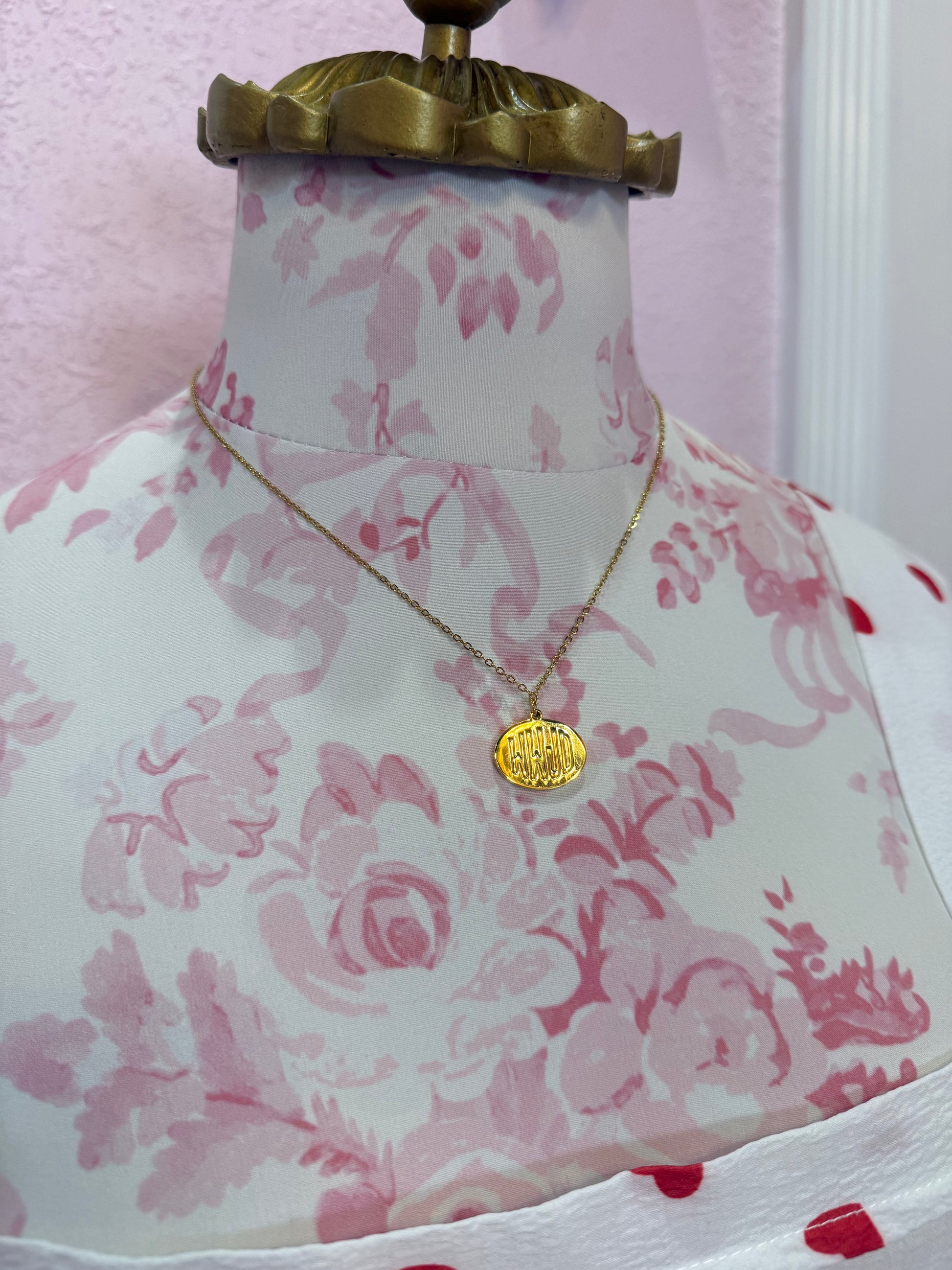 Gold WWJD Necklace
