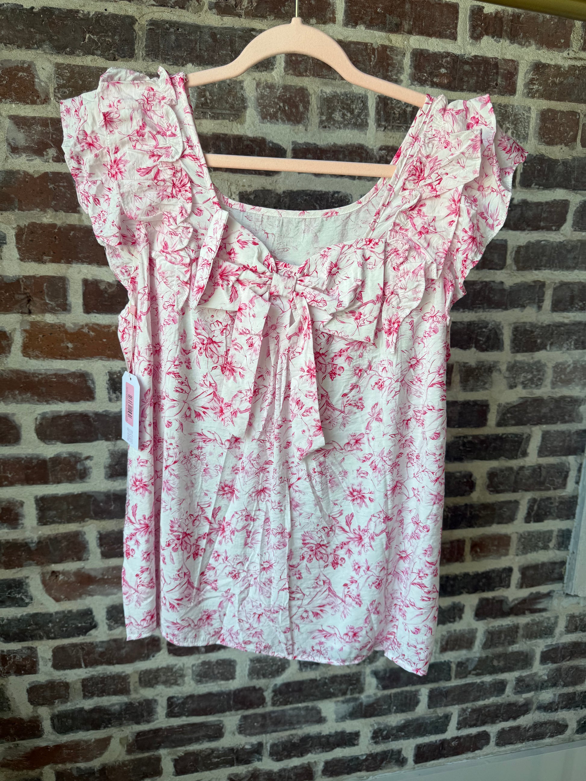 Ruffled Sleeve Blouse
