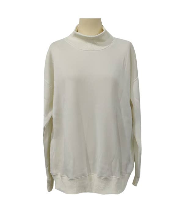 ATHLESURE PRACTICE MOCK NECK SWEATSHIRT