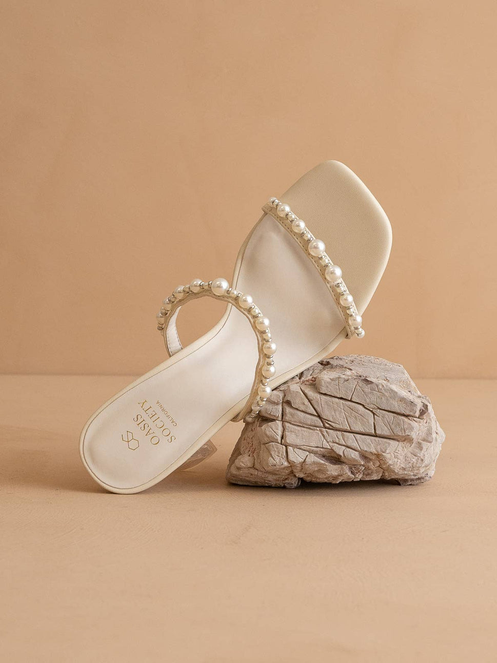 Strappy Pearl Heels