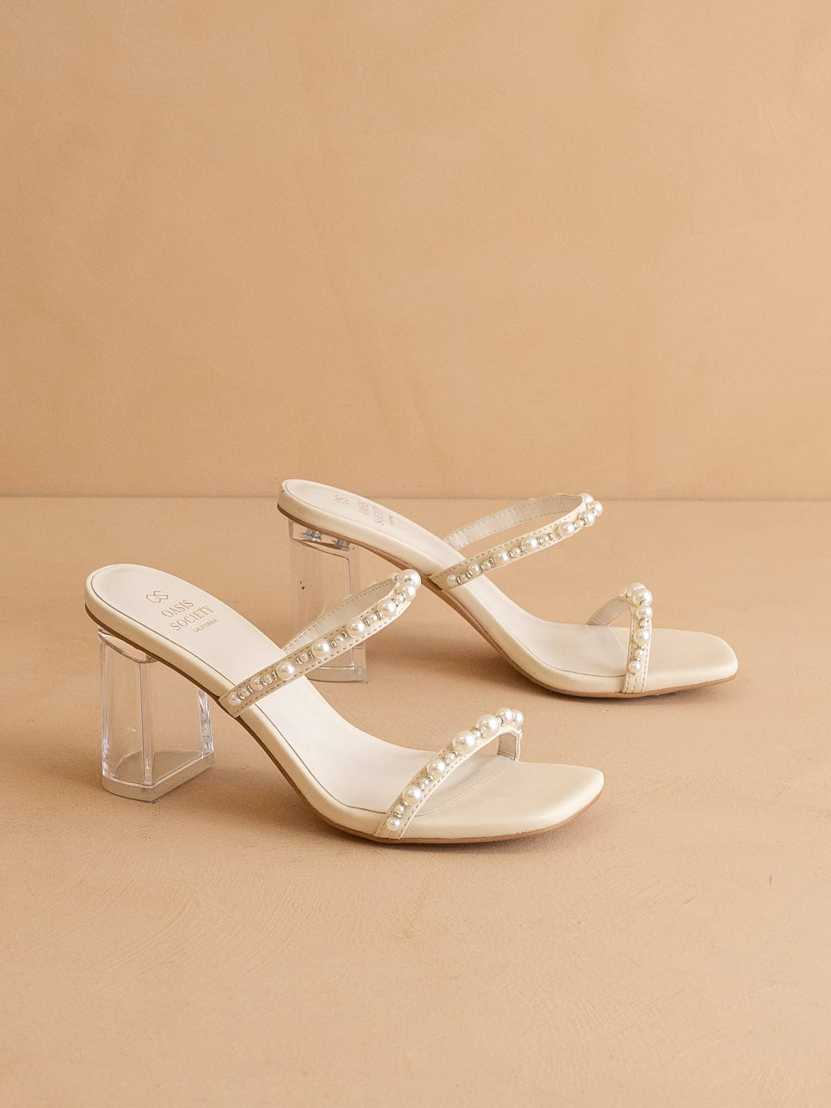 Strappy Pearl Heels