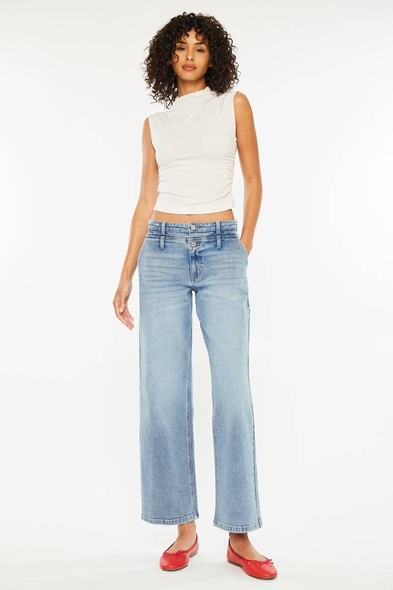 OPEN PACK LOW SLUNG BAGGY JEANS