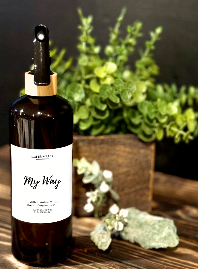 My Way Linen + Room Spray: Black