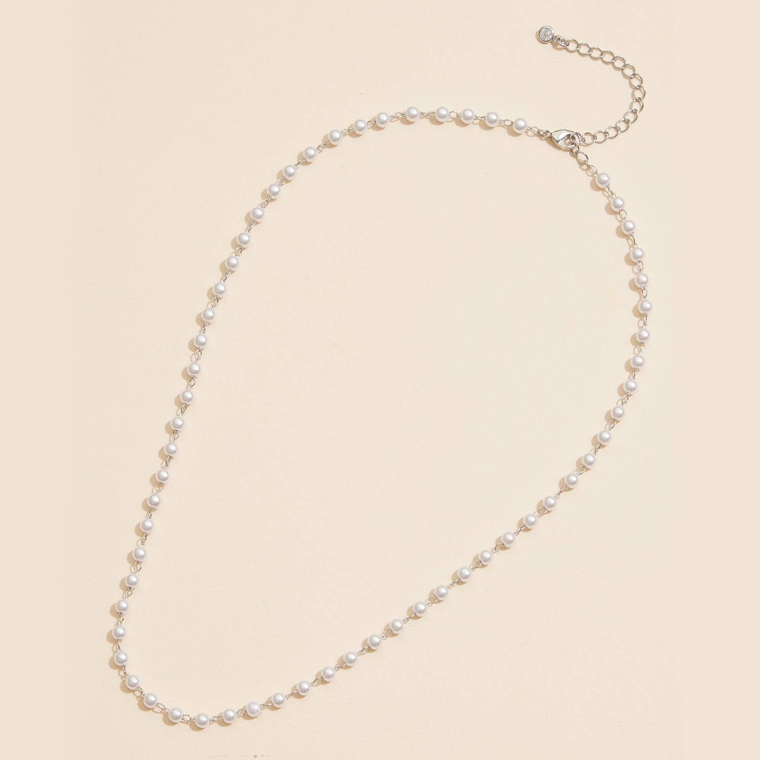Pearl Link 18K Gold Dipped Necklace