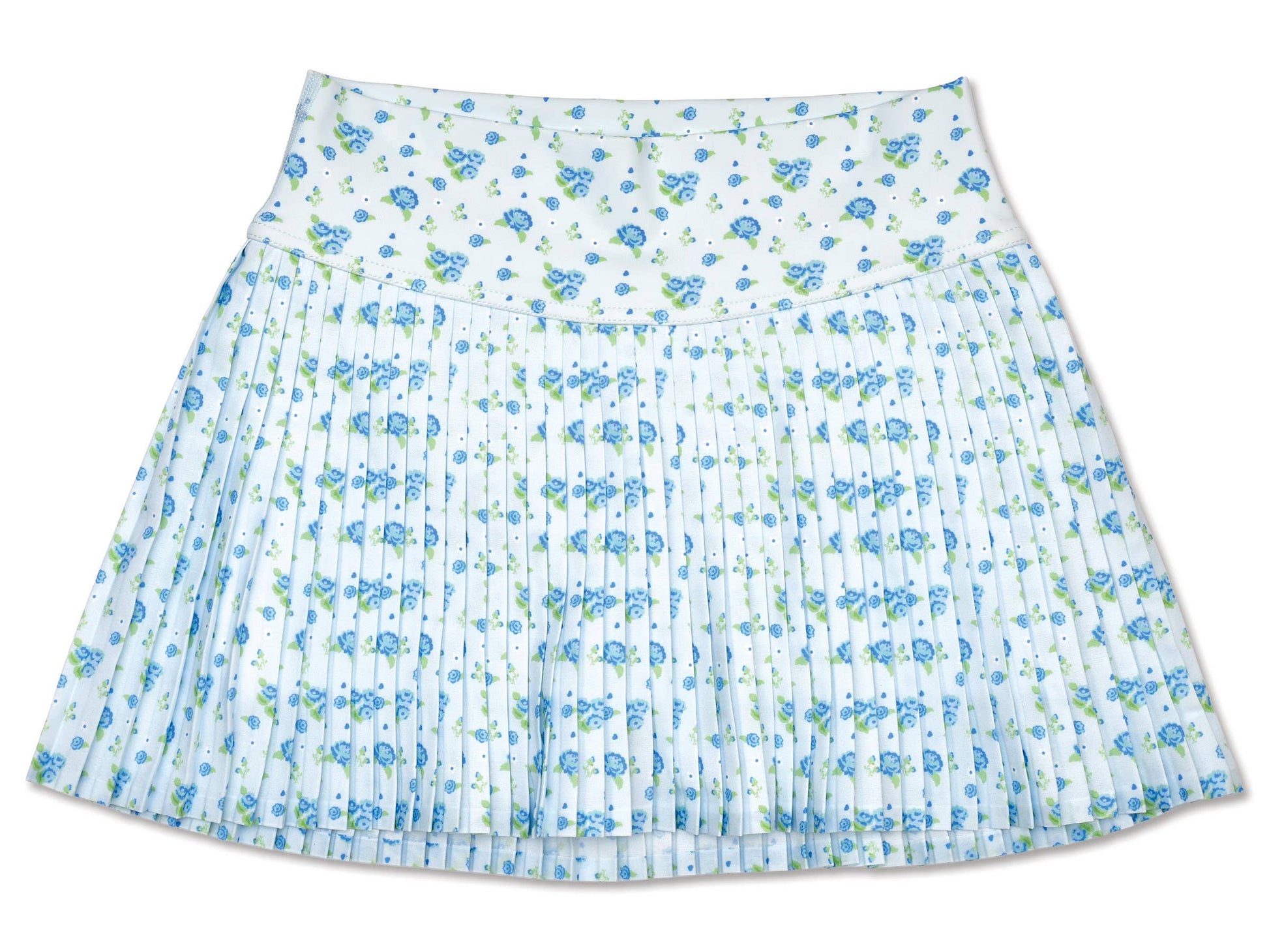 Blue Floral Skort